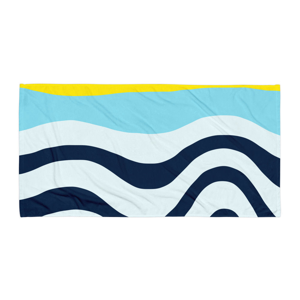 Bathroom & Beach Towel  30" x  60"  (76 x 152 cm) Water Colors