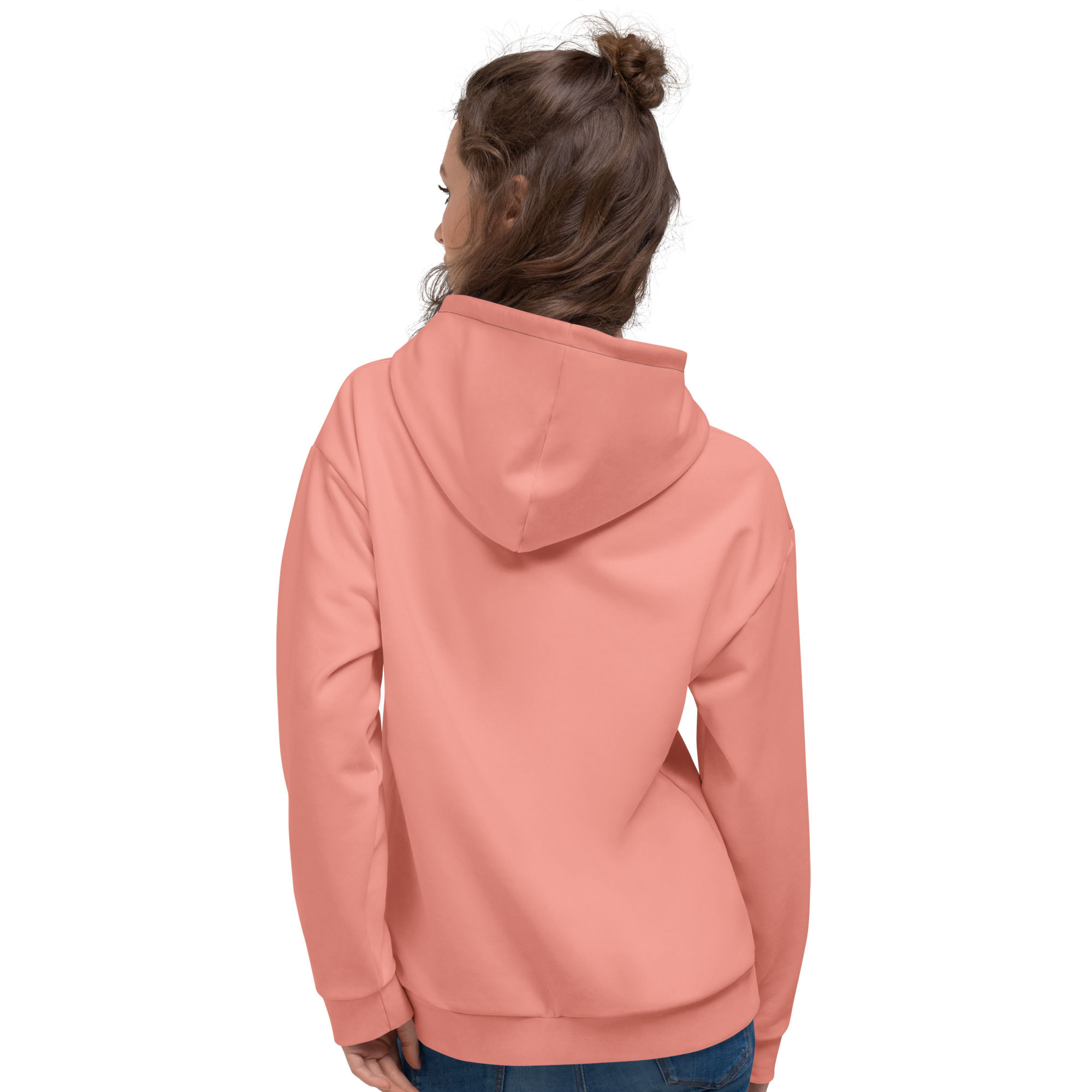 Mona lisa Pink Recycled Unisex Hoodie 2XS-6XL looser fit soft and comfortable