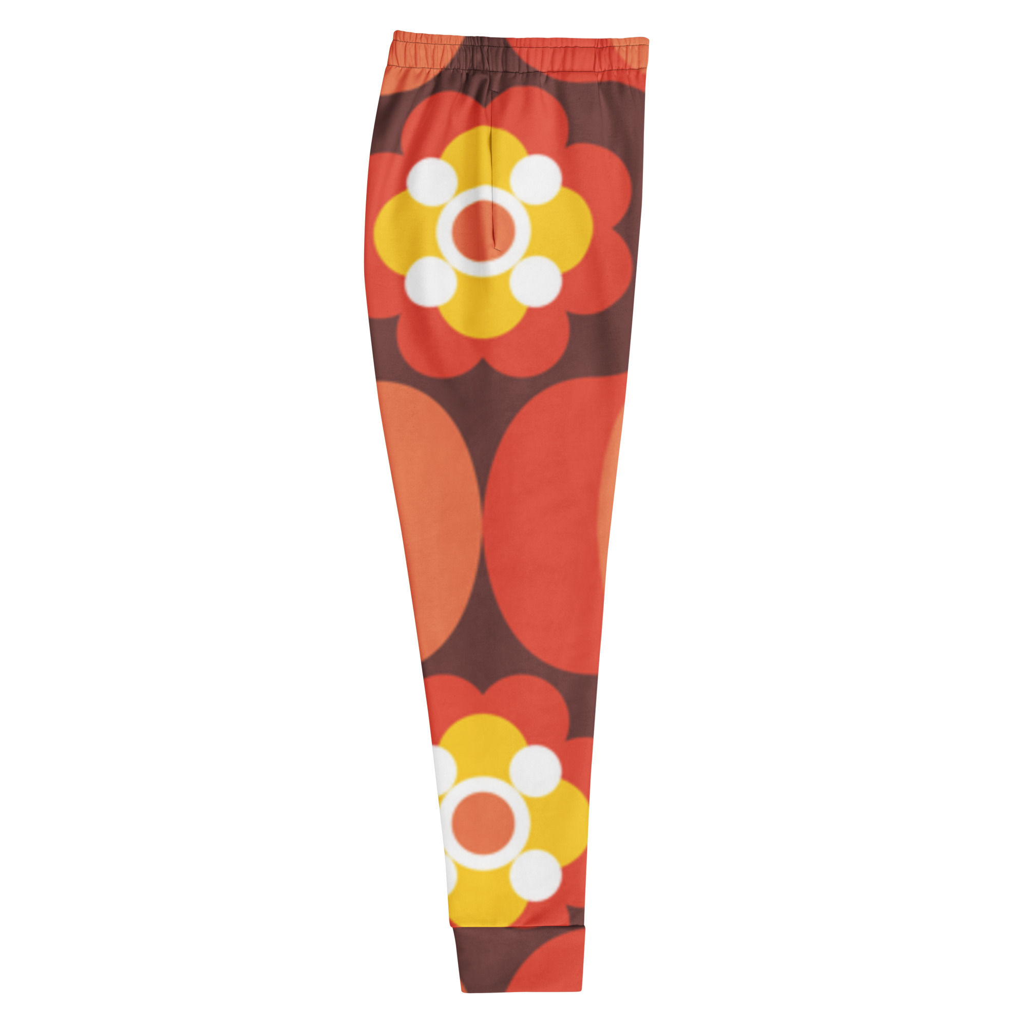 Vintage style Recycled Womens Joggers XS-3XL slim fit Elastic waistband pockets