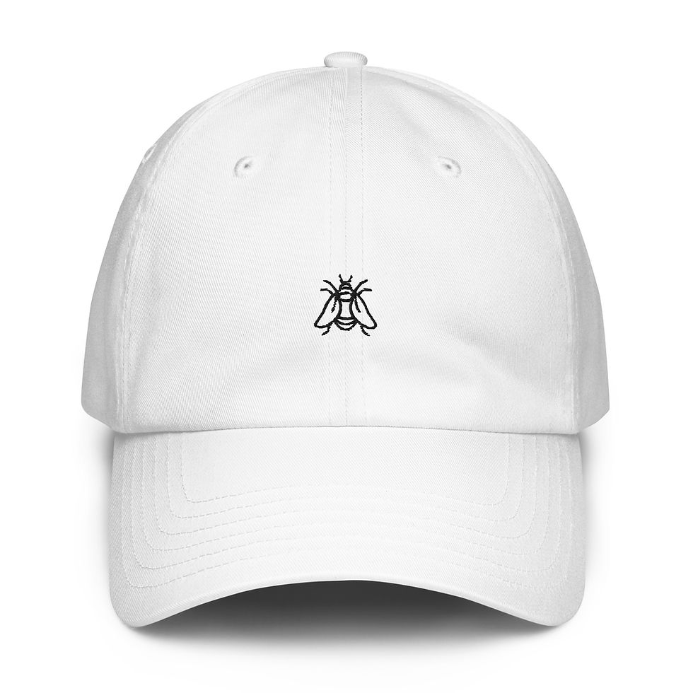 Under Armour Baseball Hat White Bee Embroidered label on the left side