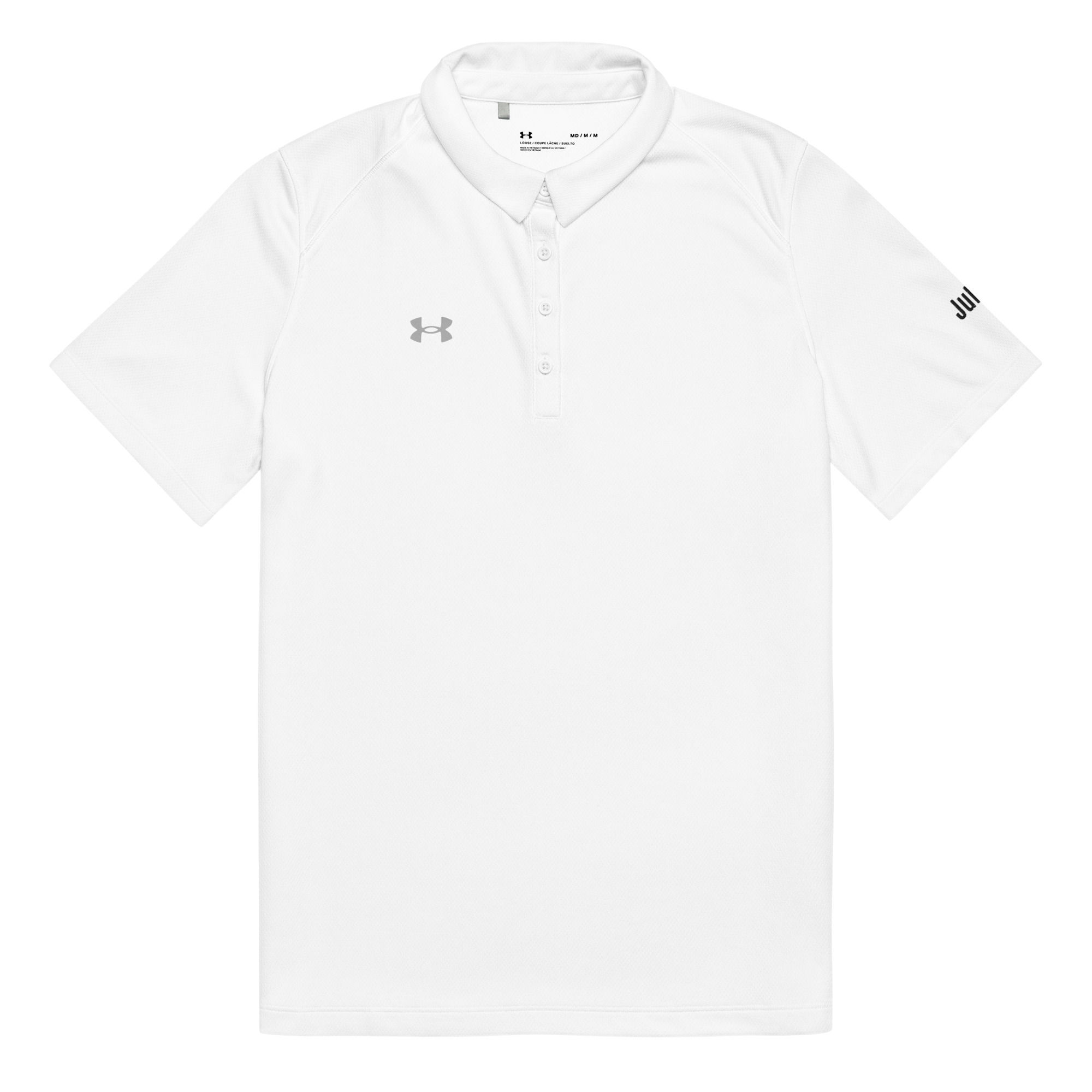 Under Armour® Withe side logo embroidered women polo shirt S-2XL relaxed fit