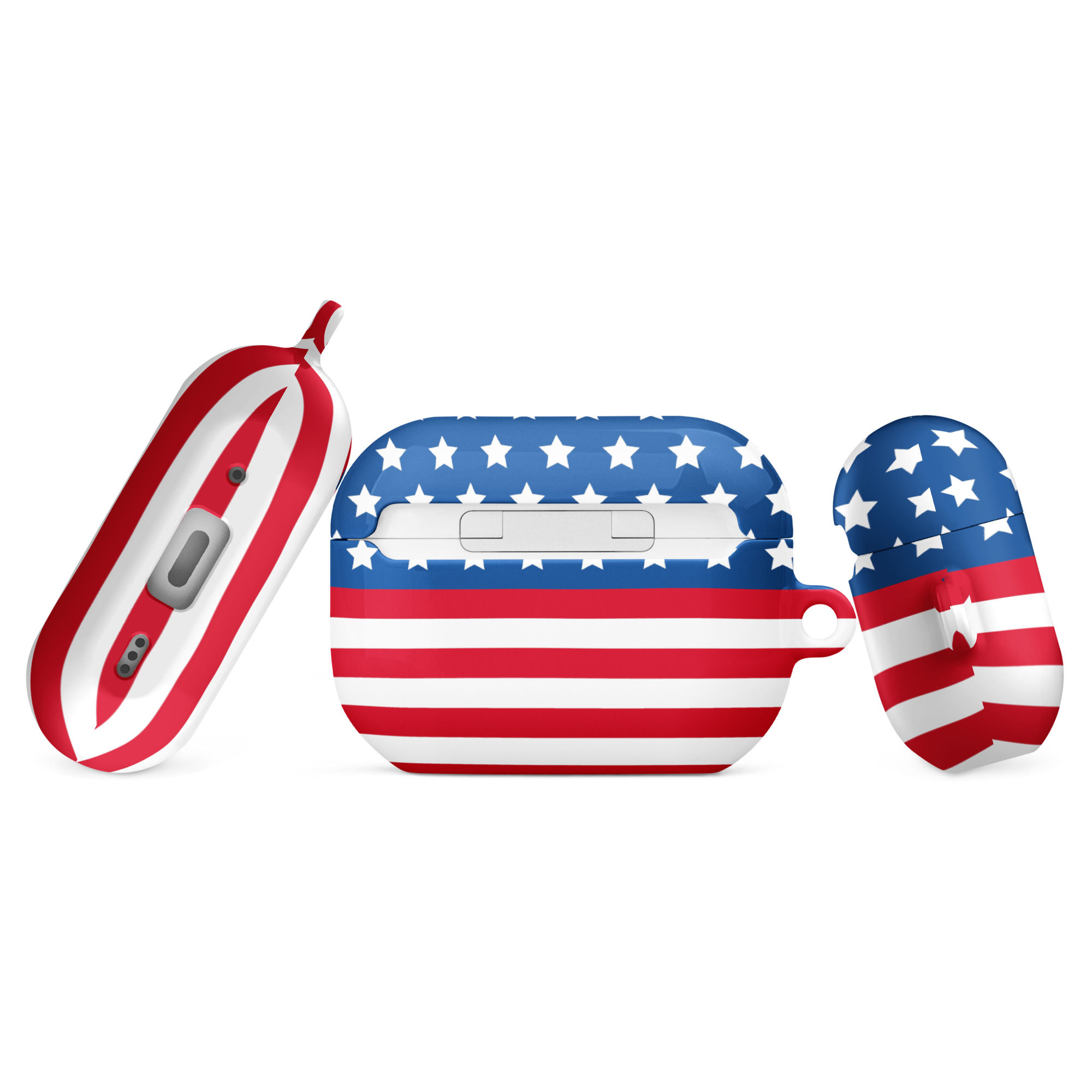 USA Flag Case for AirPods® Gen 1-3 and Pro Gen 1-2 Premium material