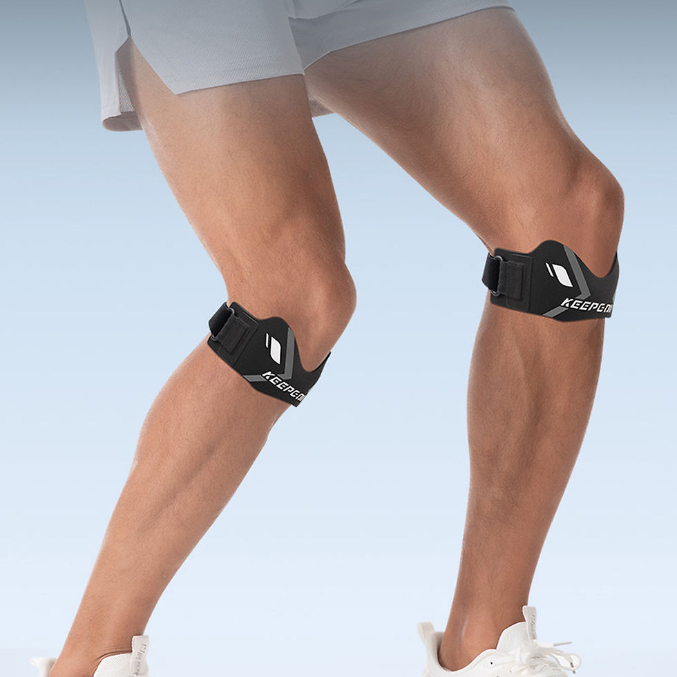 Thumbnail: Patellar tendon support strap, knee stabilizing band