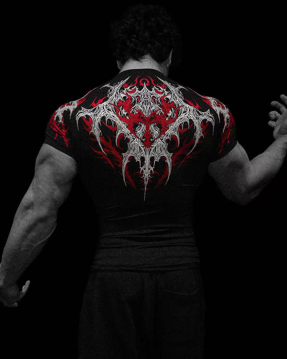 Thumbnail: 2026 New Men's Gym Compression Shirt Quick Dry Muscle Training Tee High Stretch 
