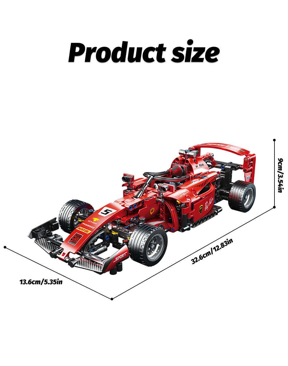 Thumbnail: F1 Race Car Building Block Set – Collectible, amazing, and fun.