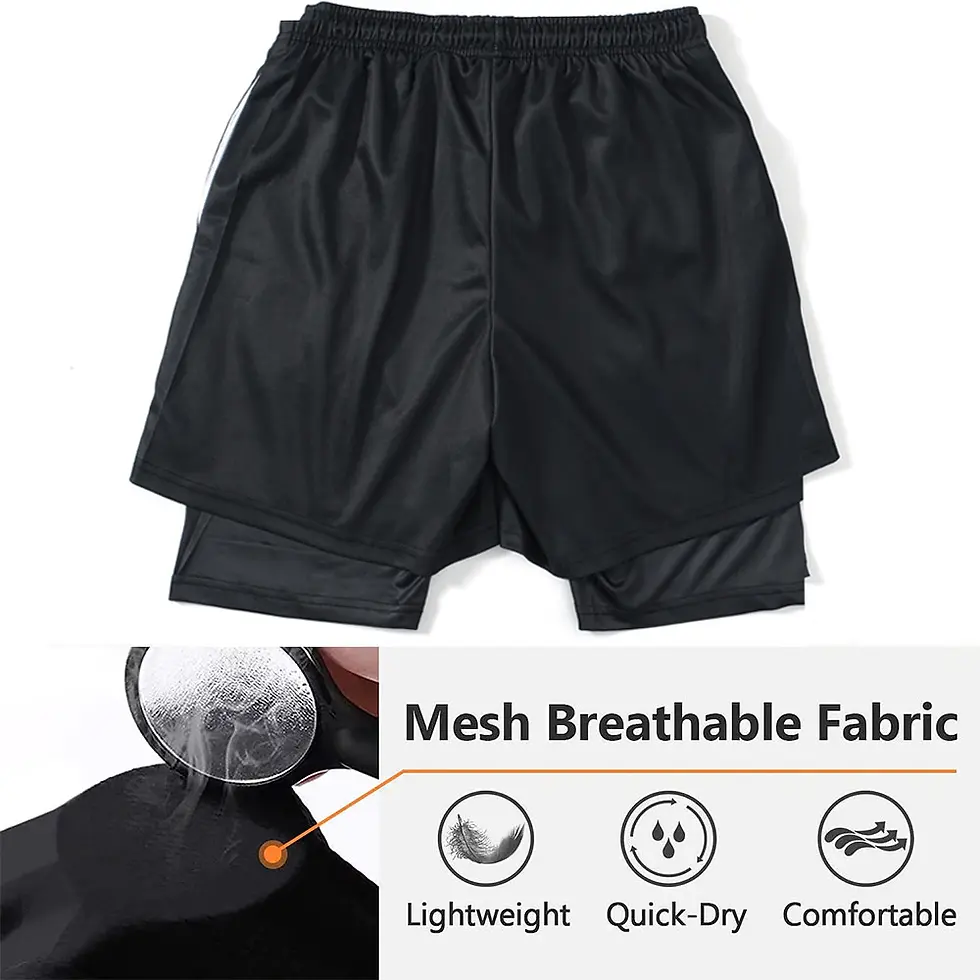 Thumbnail: Anime Performance Shorts Men Women 2 In 1 Gym Shorts Manga 3D Print Mesh Quick D