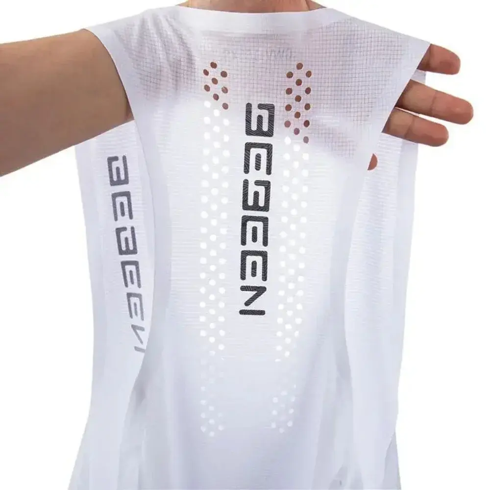 Men's Running Vest Breathable Mesh Quick Dry Lightweight Athletic Gym Workout Ta