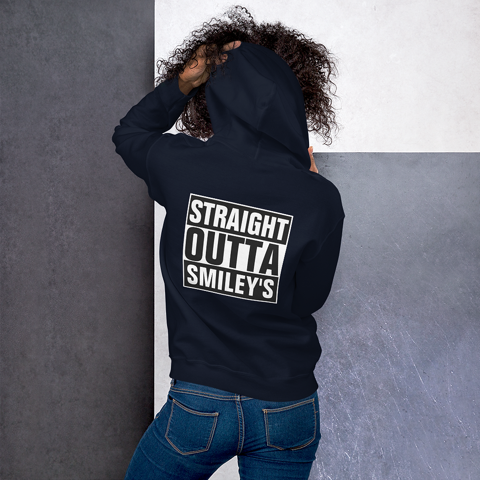 Thumbnail: Straight Outta Smiley's Plain Hoodie