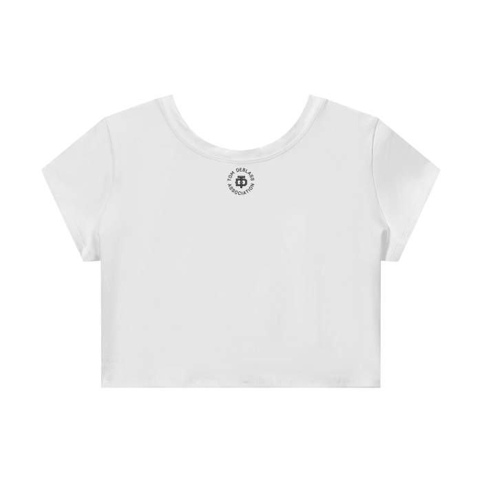 Thumbnail: My Smiley Academy Women's Tight-Fit Cropped Tee