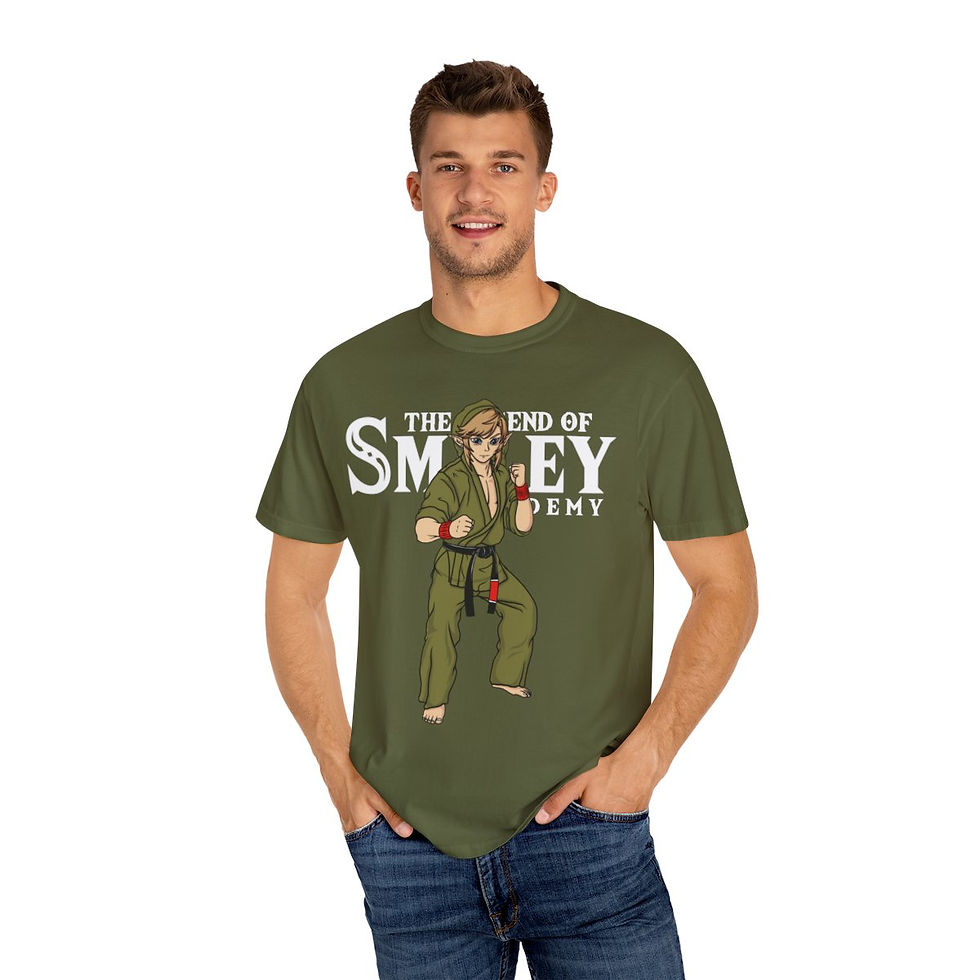 Thumbnail: The Legend of Smiley Garment-Dyed T-shirt