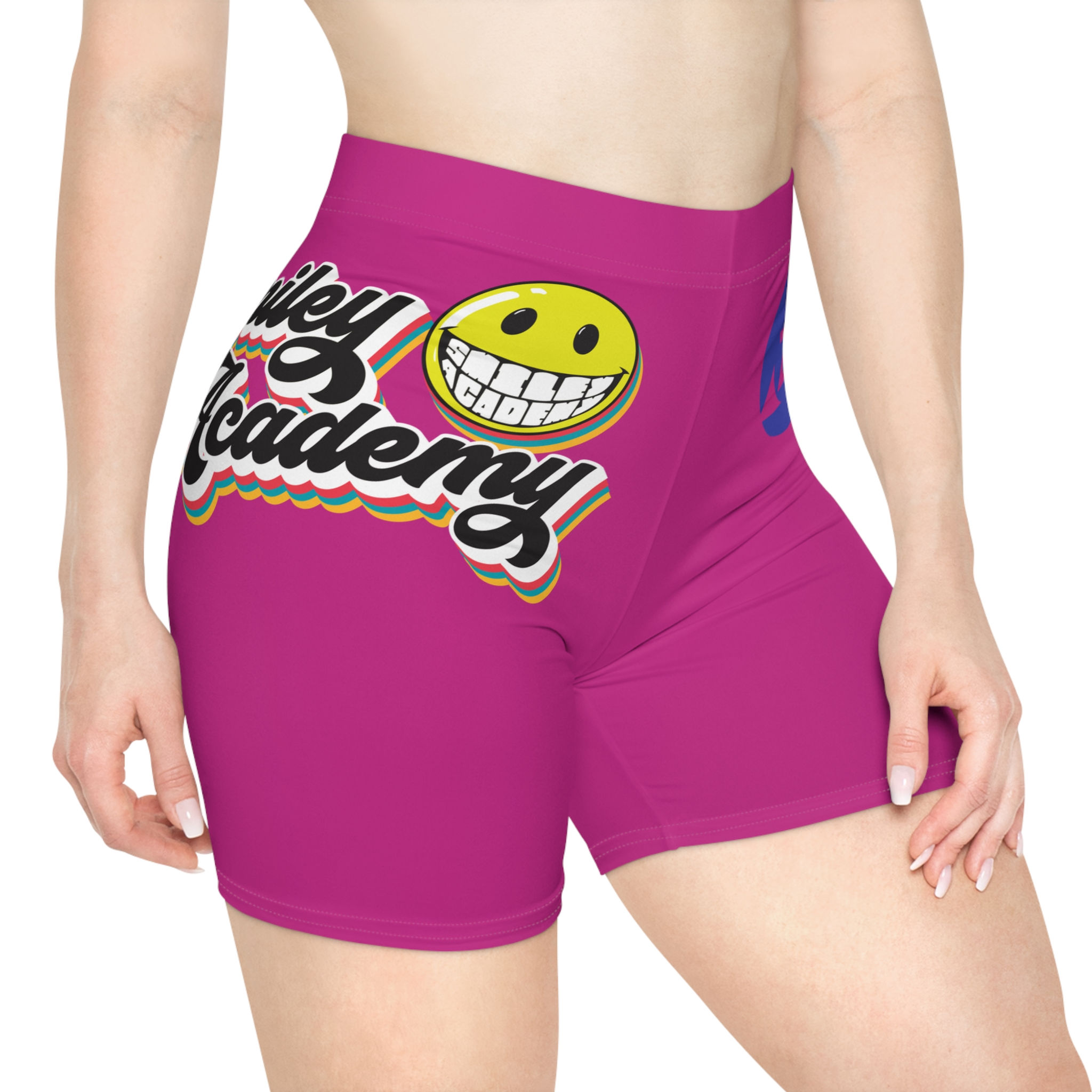 Groovy Smiley Women's Biker Shorts