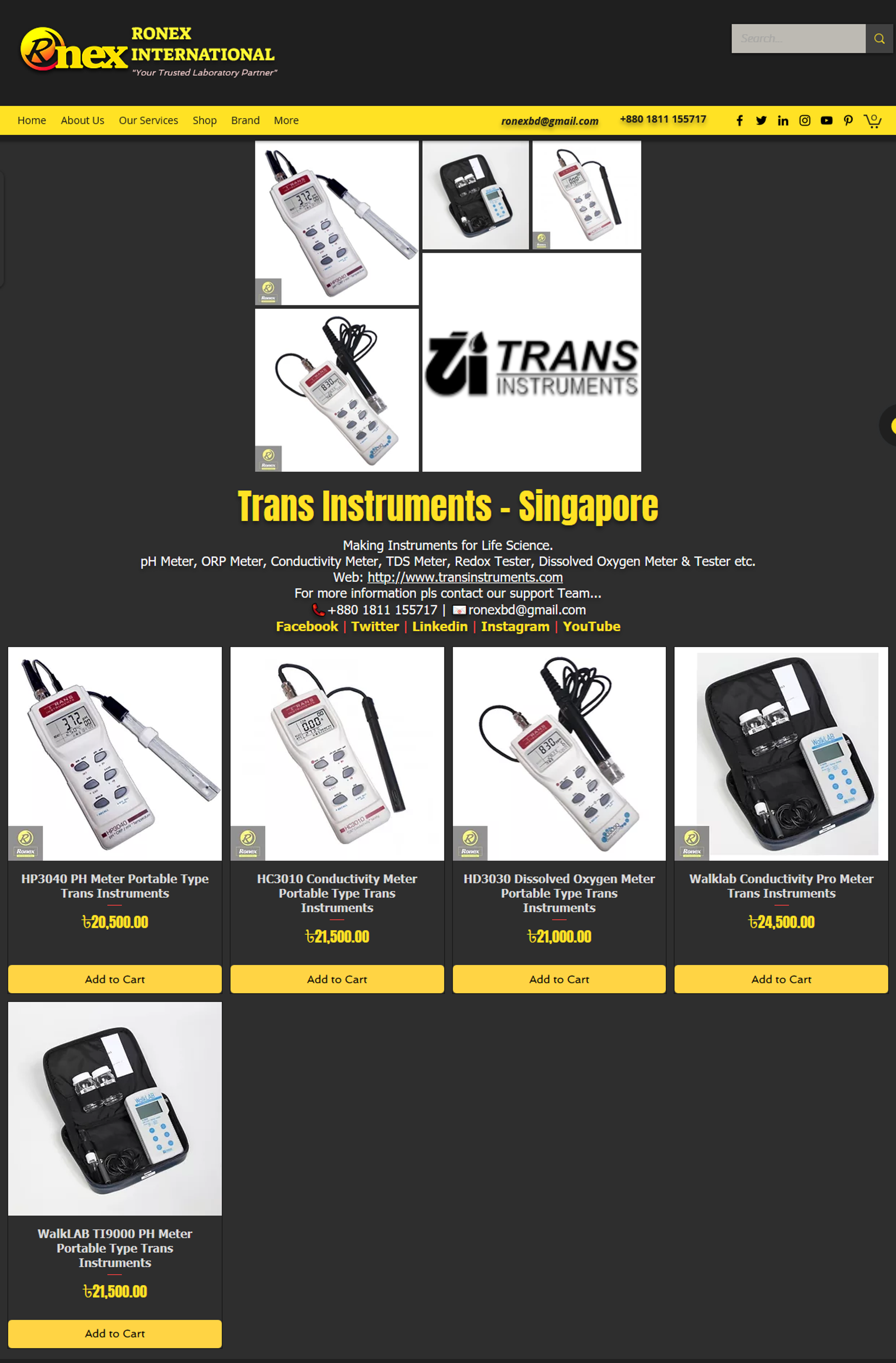 Transus Instruments Trans Instruments – Singapore in Bangladesh | ROnex International