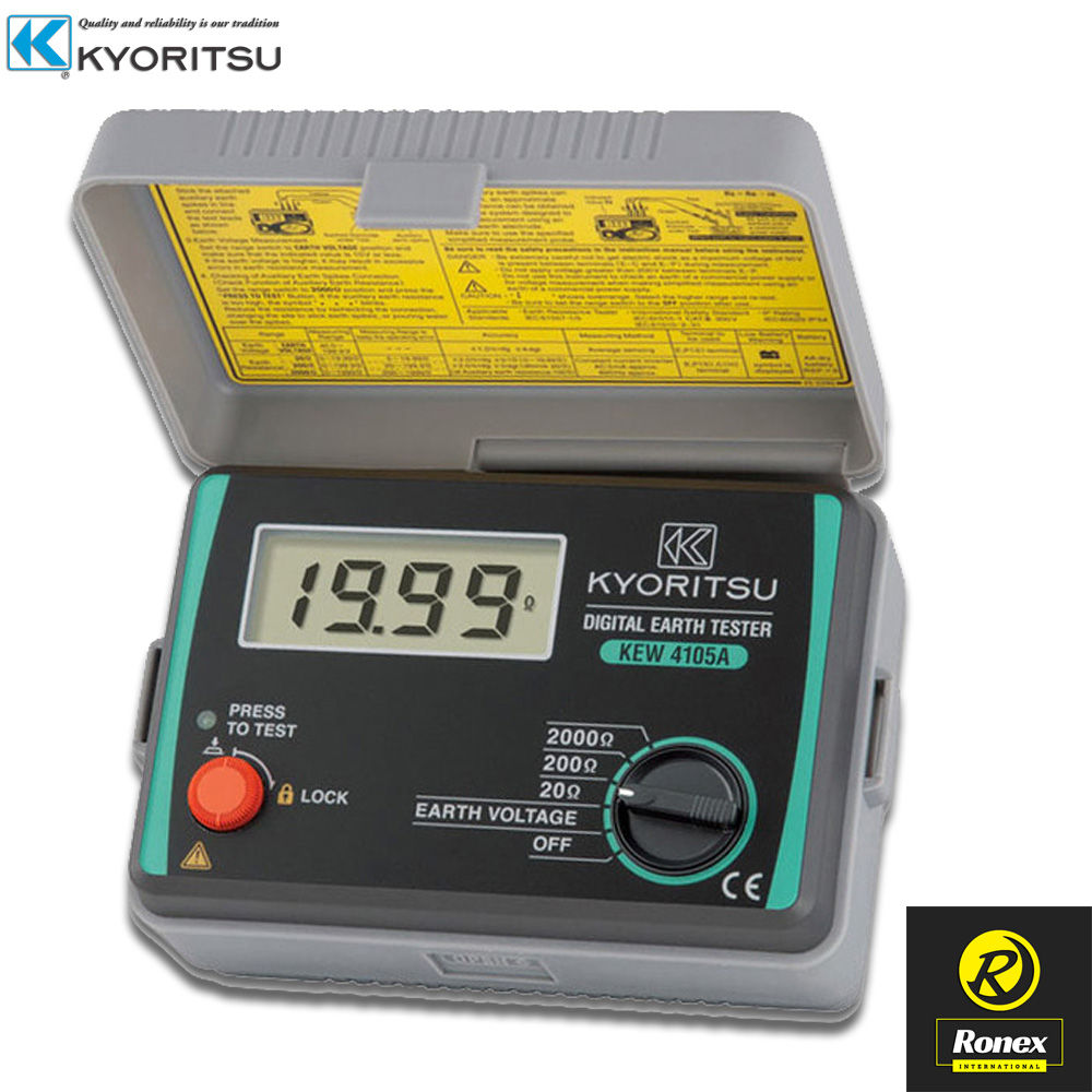 Kyoritsu 4105A Digital Earth Resistance Tester