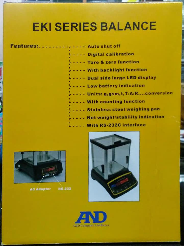 Thumbnail: AND EKi Series Digital Precision Balance