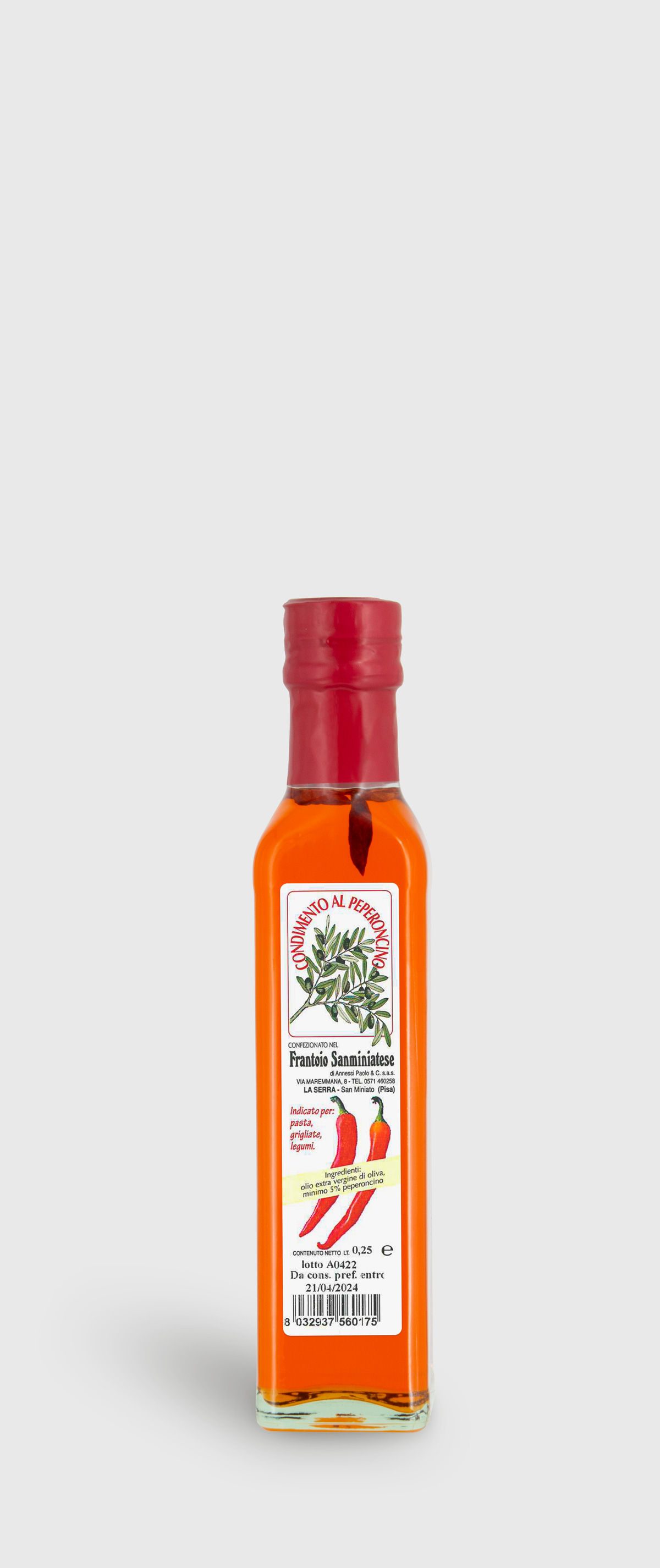 Aromatizado con chile / aceite picante