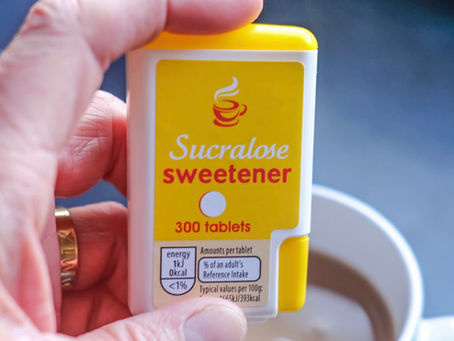 Sucralosa, edulcorante apto para diabetes, se aconseja uso con moderación y bajo supervisión médica