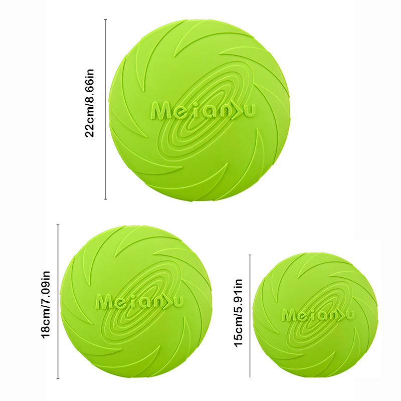 Thumbnail: Silicone Dog Frisbee – Soft Bite-Resistant Flying Disc Dog Toy
