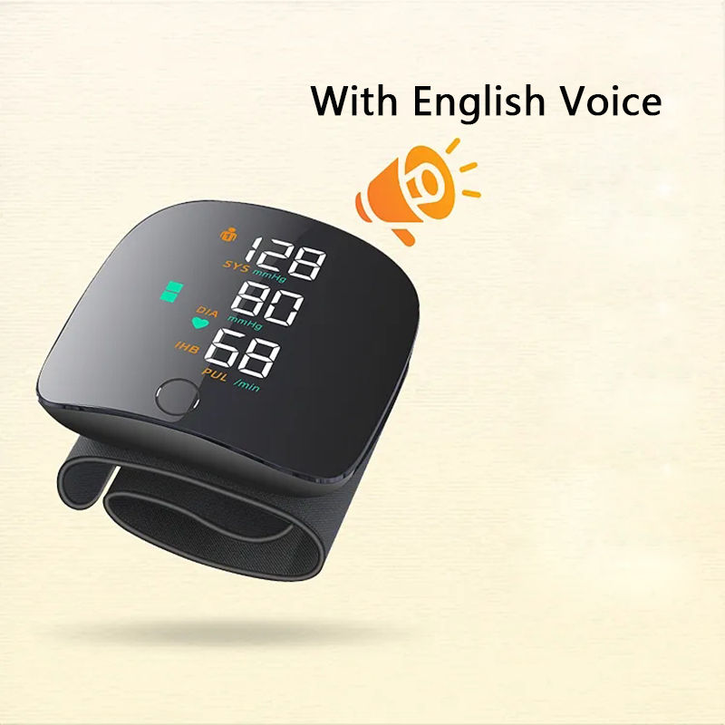 Rechargeable Blood Pressure Monitor 2 Users Medical Tonometer Wrist Cuff Digital