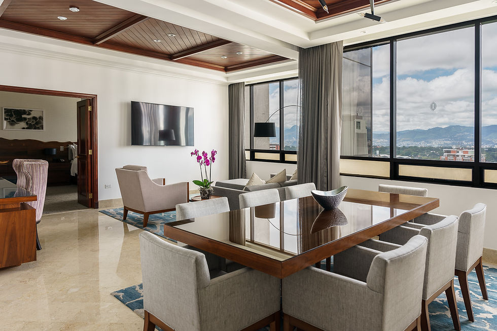 Vista general de Suite presidencial Intercontinental Guatemala
