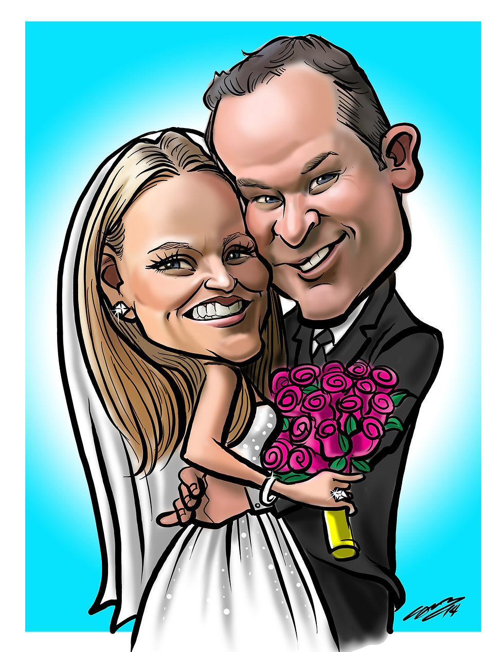 Wedding Caricature Artists
