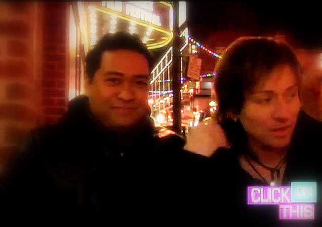 Actor Johnny Alonso and Al Sotto