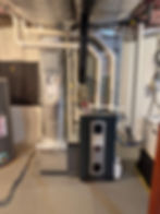 HVAC company Bethany CT furnace installation in basement