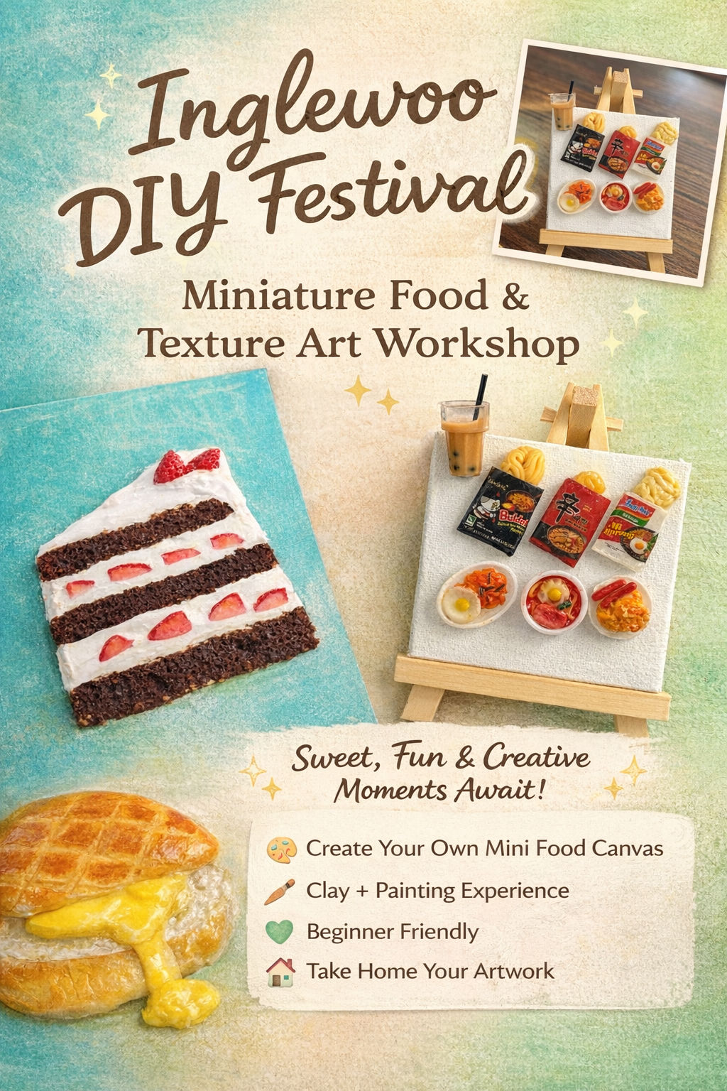 ✨ Inglewood DIY Festival – Clay Art Workshop  1 spot✨