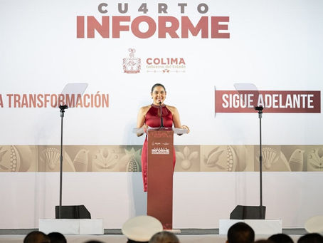 Indira Vizcaíno destaca más inversión en programas, obras, educación, salud y seguridad con finanzas sanas, en 4º Informe de Gobierno