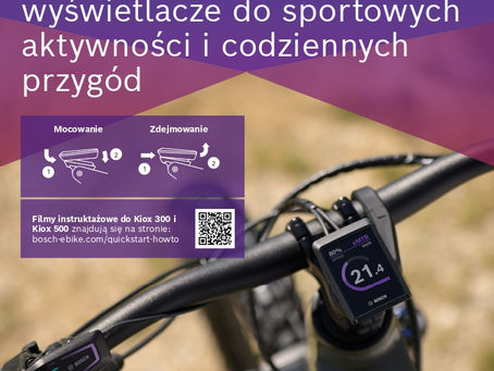 Skrócona instrukcja obsługi dla wyświetlaczy Kiox 300 i Kiox 500 Bosch