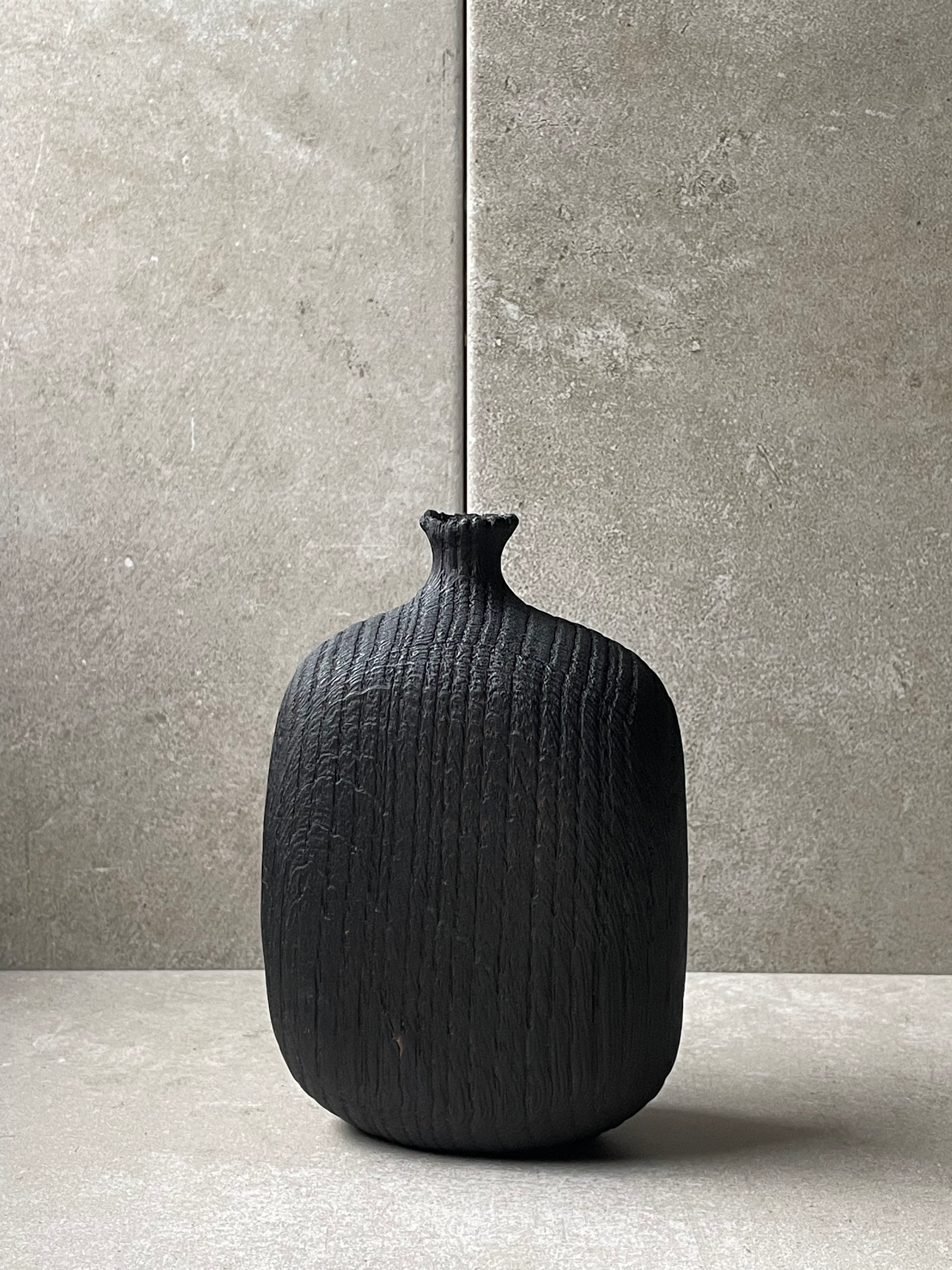 Scorched 'Flask' vase