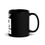 Thumbnail: Black Glossy Mug Straight Outta Hoodville, Huron, Ca 15oz or 11oz