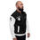 Thumbnail: Black & White Unisex Bomber Jacket Player#8 By SIMPLY SSEXIE!, LLC