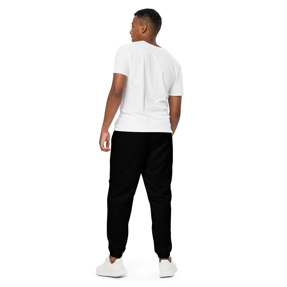 Thumbnail: Black Unisex Track Pants