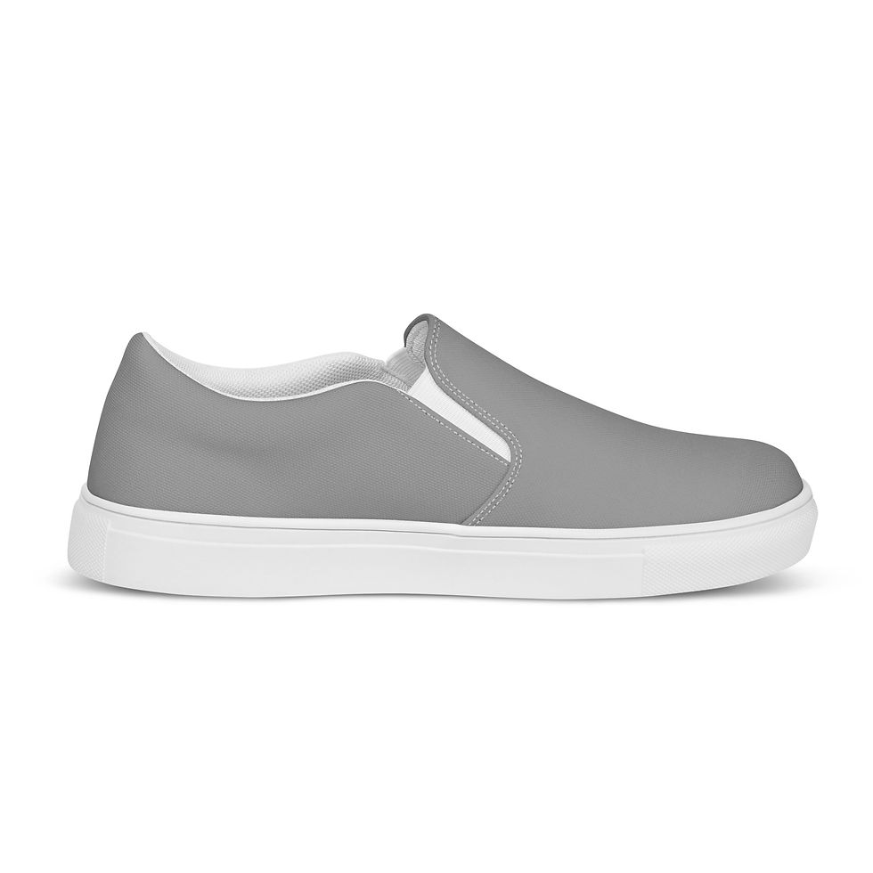 Thumbnail: Women’s slip-on canvas shoes In Gray