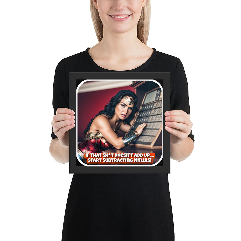 Thumbnail: High-Quality Photo Paper Framed Poster (in) - 10″×10″  By SIMPLY SSEXIE!, LLC