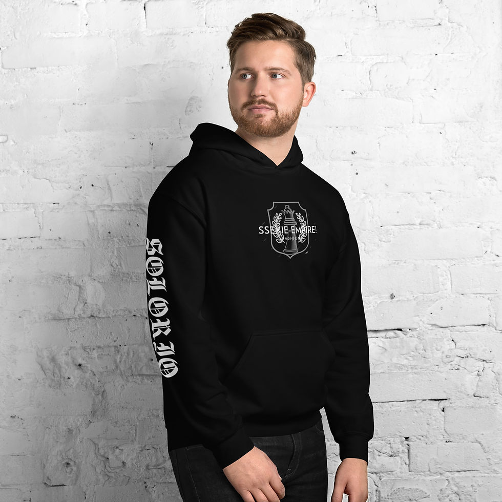 Thumbnail: Black Unisex Hoodie SSSEXIE EMPIRE! Collection By SIMPLY SSEXIE!