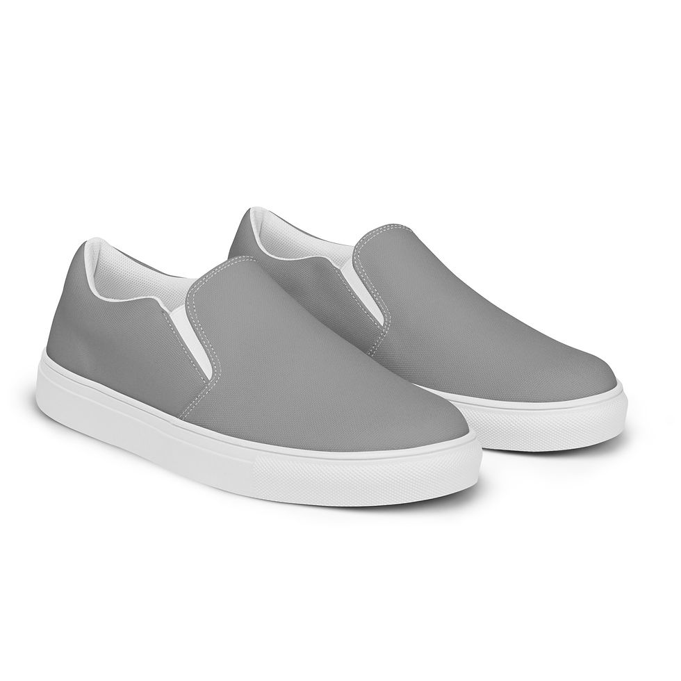 Thumbnail: Women’s slip-on canvas shoes In Gray