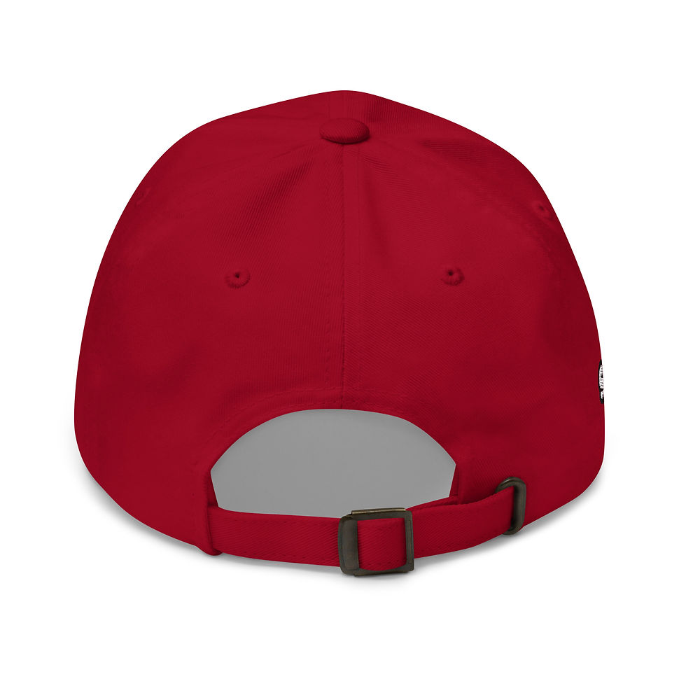 Thumbnail: Dark Red  Black/White Unisex Dad Hat  By SIMPLY SSEXIE!, LLC