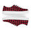Thumbnail: Women’s lace-up canvas shoes Red/Black Plaid