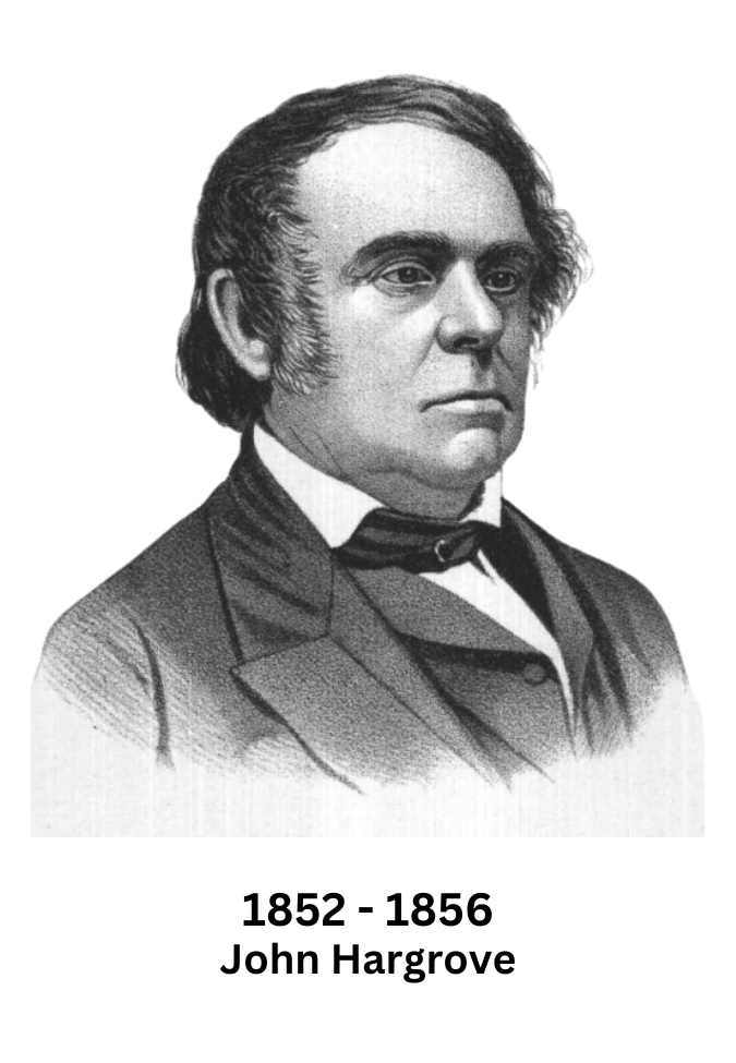 John Hargrove, Gibson County Fair President 1852-1856