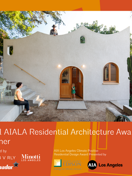 We have recived an AIA Residential Merit Award!
