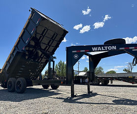 2025 Walton 16' Dump Trailer 19900 GVWR