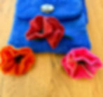 Wet Felting Flower Pin Workshop