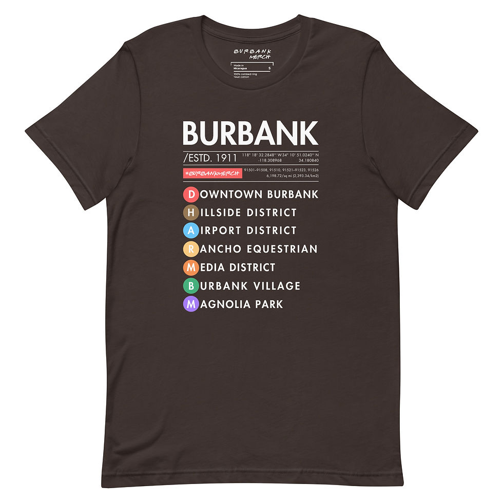 Thumbnail: T-Shirt - The Burbank Compass