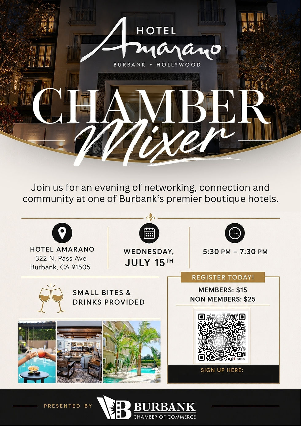 CHAMBER MIXER At Hotel Amarano