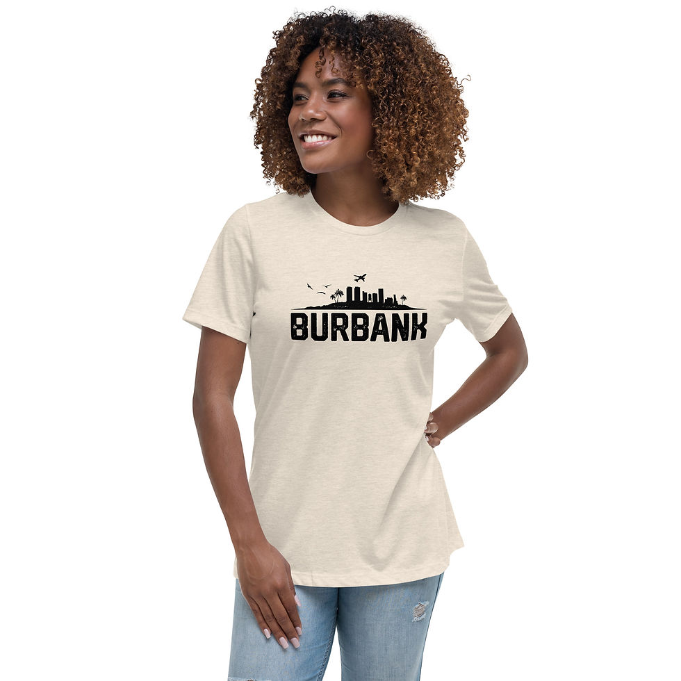 Thumbnail: Women's Relaxed T-Shirt - Burbank Silhouette