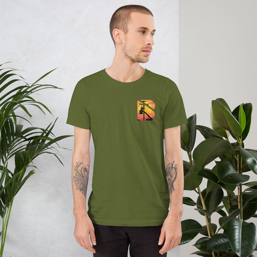 Thumbnail: Electric B - Black Crew Neck T-shirt