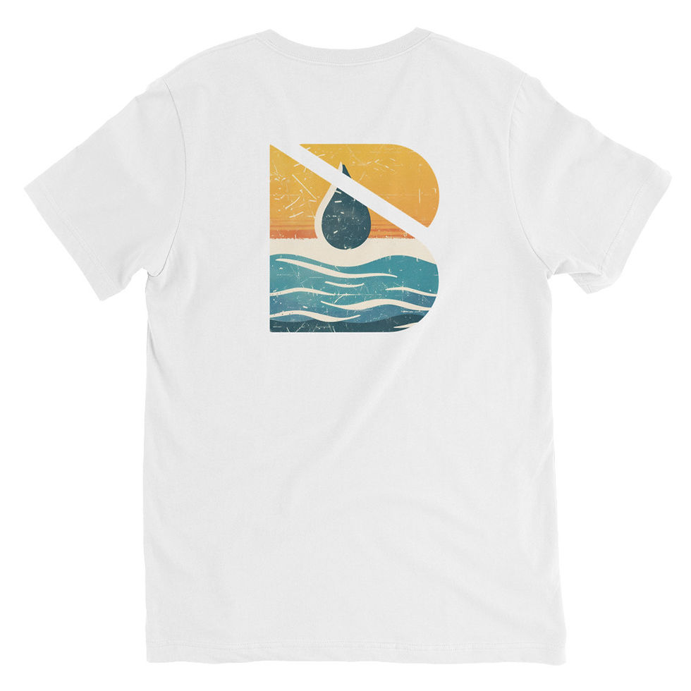 Thumbnail: Water B - V-neck T-Shirt