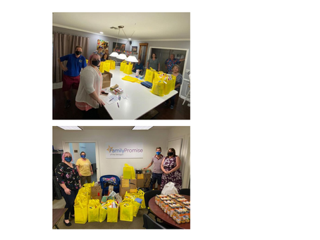 BURBANK SUNRISE ROTARY PROVIDES PEACE BAGS