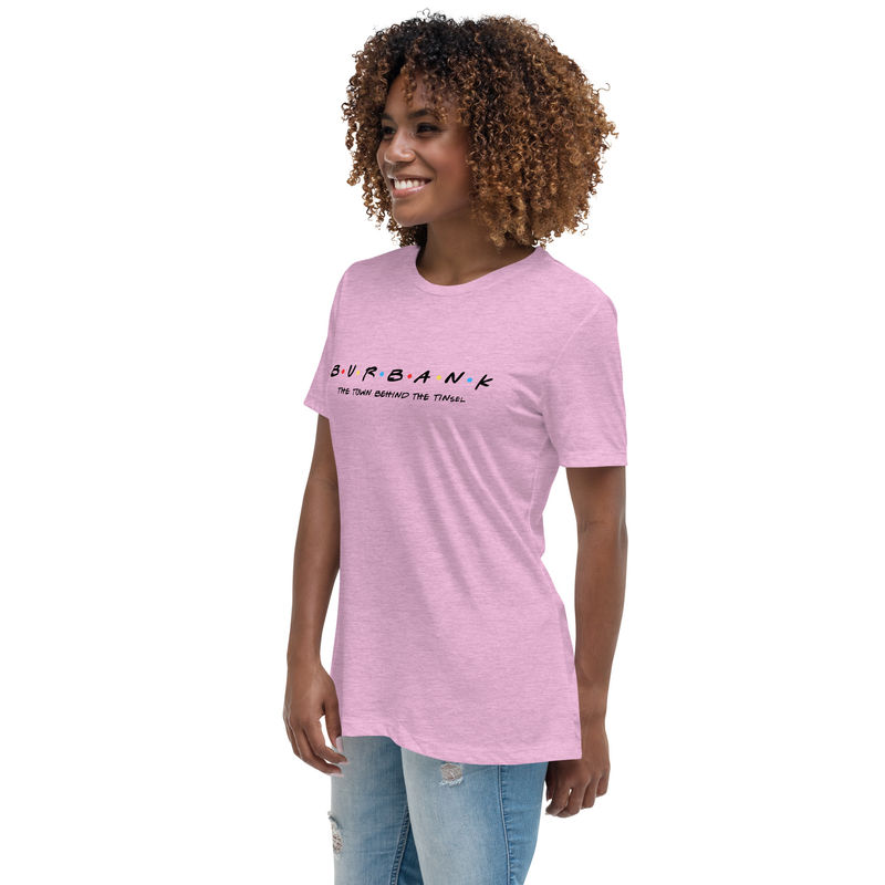 Women's Relaxed T-Shirt - Town Behind the Tinsel, view 3